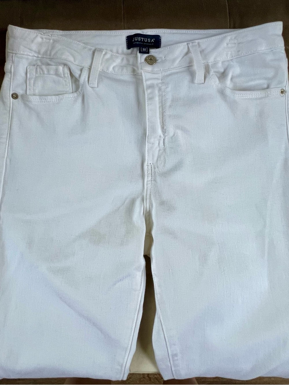 Just USA Women’s Skinny Jeans in White